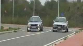 Stock E30 sprint 320i vs 318is [upl. by Eerahc905]