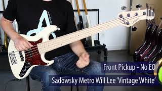 Sadowsky Will Lee 521 Live Demo  BassFreaksnet [upl. by Einoj428]