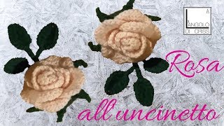 Rosa alluncinetto a dieci petali  tutorial passo a passo [upl. by Naihtniroc]