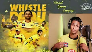 IPL  CSK Return Song 2018  Trend Gana Sanjay [upl. by Euqinahc566]