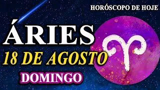 🍀 𝐀 𝐬𝐨𝐫𝐭𝐞 𝐞𝐬𝐭𝐚 𝐥𝐚𝐧𝐜𝐚𝐝𝐚🎇🙌Áries♈ 18 de Agosto 2024 Horóscopo de hoje [upl. by Ainadi]