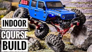 SCX24 Indoor Crawler Course Build and Overview [upl. by Ivel884]