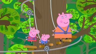 The Treetop Adventure Park 🌲  Peppa Pig Official Full Episodes [upl. by Enilrad]