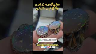 Opal stone ring design muzaffaraligemstone youtubeshorts muzaffaralijewellery [upl. by Einahteb58]