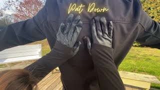 ASMR TSA Pat Down soft spoken Full Body Detailed Pat Down fast amp aggressive Outdoors [upl. by Nosnaj]