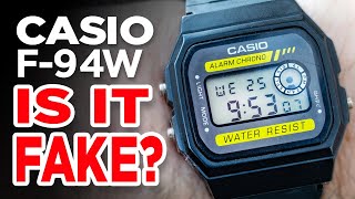 Is this CASIO F94W a FAKE [upl. by Ingra169]