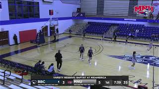 MNU Reserve Women’s Basketball vs Baptist Bible 2023 [upl. by Eastman]