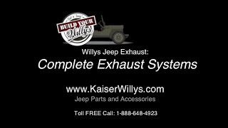 Willys Jeep Complete Exhaust Systems [upl. by Enrika]