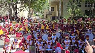 USC Trojan Marching Band Plays Fleetwood Macs Tusk at Heritage Hall on 8262023 [upl. by Suillenroc286]