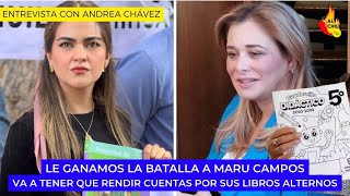 Andrea Chávez vs Maru Campos quotGanamos la batalla exigimos que rinda cuentasquot [upl. by Colly895]