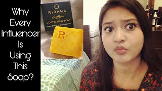 Honest amp Unsponsored review of Ribana saffron goat milk soap [upl. by Mae135]