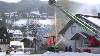 Großbrand in Lochau [upl. by Tally]