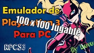 👾 Emulador de PS3 para PC  Persona 5  En Español [upl. by Norraj]