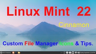 Linux Mint 22  Cinnamon  Custom File Manager Ions amp Tips [upl. by Ahsirahc923]