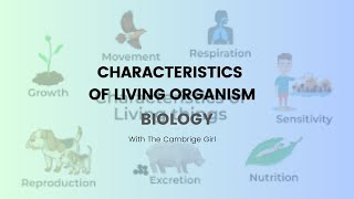 11Characteristics of Living OrganismLife Processes  IGCSE Biology [upl. by Nadabas]