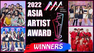 ASIA ARTIST AWARDS 2022 WINNERS  AAA 2022 [upl. by Nahtnaoj739]