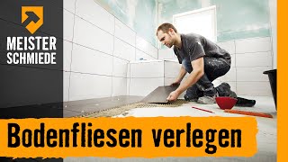 Bodenfliesen verlegen  HORNBACH Meisterschmiede [upl. by Slemmer]