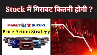 Maruti Share Latest News  Maruti Price Action Strategy  Maruti Latest News Today [upl. by Hgeilhsa]