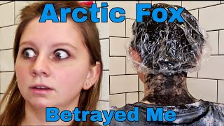 WATCH THIS BEFORE USING ARCTIC FOX TRANSYLVANIA  Dyeing My Hair from Blonde to Black GONE WRONG [upl. by Napra942]