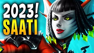 SAATI GIGA KNOCK IS A MUST TRY  Paladins Gameplay Build [upl. by Enatan]