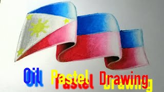 How to Draw 3d Philippine Flag for Buwan ng wika Poster Making [upl. by Sylvester968]