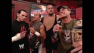 Todd Grisham interviews Big Show John Cena HBK amp Matt Hardy before main event WWE RAW HD  2005 [upl. by Ardnot]