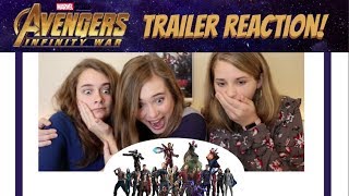 Marvel Studios Avengers Infinity War  Official Trailer Reaction [upl. by Mungovan751]