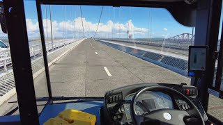 Scotland launches driverless bus service  AFP [upl. by Reave663]