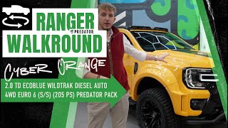 Ford Ranger WILDTRAK PREDATOR Walkround [upl. by Medwin]