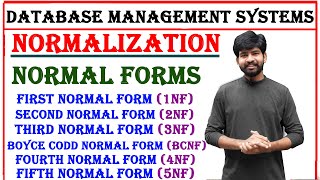 normalization in dbms  normal forms  1nf 2nf 3nf bcnf 4nf 5nf normal forms with examples [upl. by Bellew]