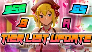 VALENTINES TIER LIST UPDATE WHERE DO BELL amp RYU RANK Danmachi Battle Chronicle [upl. by Alfi]