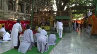 8th International Tripitaka Chanting at Bodhgaya  longer version by Benoy K Behl [upl. by Ebanreb]