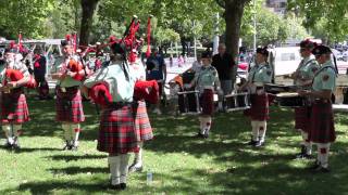 Scotland the Brave  Derwent Scottish Pipe Band Hobart Tasmania [upl. by Debby]