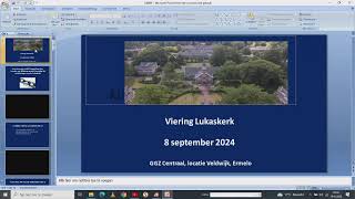 Vieringen Lukaskerk Ermelo 19 september 2024 Test vier [upl. by Aiseneg]