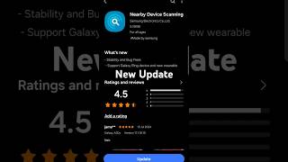 Nearby Device Scanning Supports Galaxy Ring Now galaxyring nearbydevice samsung [upl. by Malinowski]