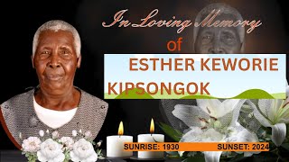 LIFE CELEBRATION OF ESTHER KEWORIE KIPSONGOK [upl. by Barri]