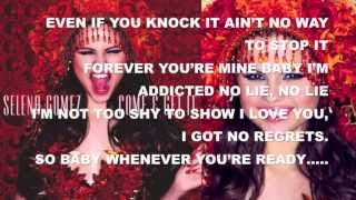 Selena Gomez  Come amp Get It Lyrics [upl. by Elad]