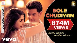 Bole Chudiyan Full Video  K3GAmitabh Shah Rukh Kajol Kareena HrithikUdit Narayan [upl. by Alleuol]