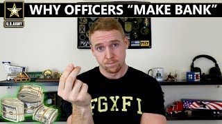 Enlisted vs Officer Pay Gap  Why Officers Get Paid So Much More [upl. by Llewol691]