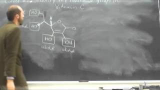 Circle and Identify Functional Groups In an Organic Molecule Vitamin C 001 [upl. by Sellig]