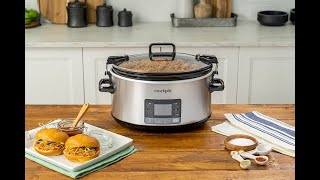 Introducing the Crockpot™ 7Quart MyTime™ Cook amp Carry™ Programmable Slow Cooker [upl. by Revolc456]