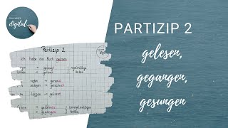 Partizip 2  alle Regeln auf einen Blick [upl. by Mahala]