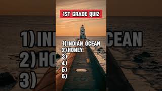 1st grade quiz😝✅shorts youtubeshorts iqsmart quiz iqboost trivia iqquestions facts iqtest [upl. by Enyawad]