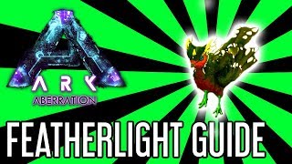 Taming A Featherlight  Ark Survival Evolved  Aberration [upl. by Lougheed]