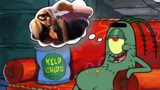 Plankton watching Hot girl wearing a Batman costume on  DONATE TO BILL JENSEN  ￼ [upl. by Enaud]