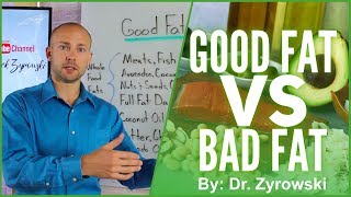 Good Fat Vs Bad Fat  Critical Dietary Information [upl. by Salema]