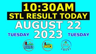 1030am STL Result Today August 22 2023 Tuesday Visayas and Mindanao [upl. by Rourke]