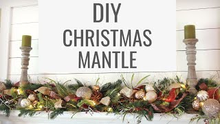 Christmas Mantle Decorating Ideas [upl. by Cassius]