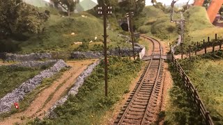 Loft Layout Cab Ride  Volume 2  Yorkshire Dales Model Railway [upl. by Aihsemat]