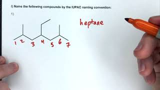 IUPAC naming Branched Alkanes Haloalkanes and Complex Naming [upl. by Alyssa]